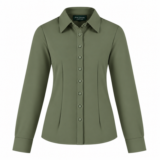 Blouse Hadassa olijfgroen