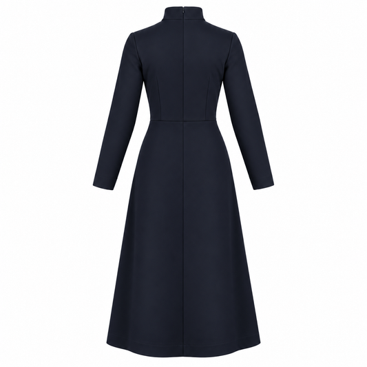Jurk Liora donkerblauw