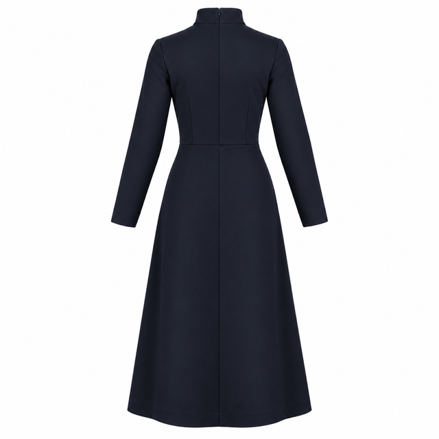 Jurk Liora donkerblauw