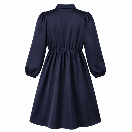 Jurk Anna donkerblauw