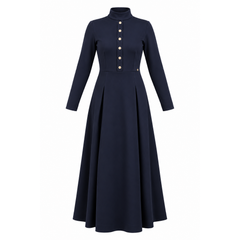 Jurk Liora donkerblauw