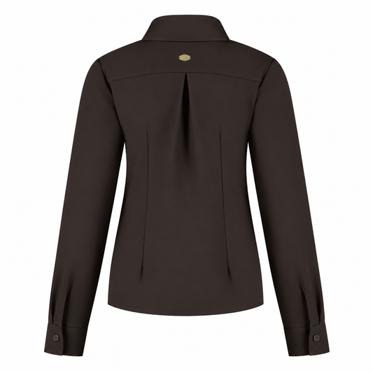 Blouse Hadassa donkerbruin