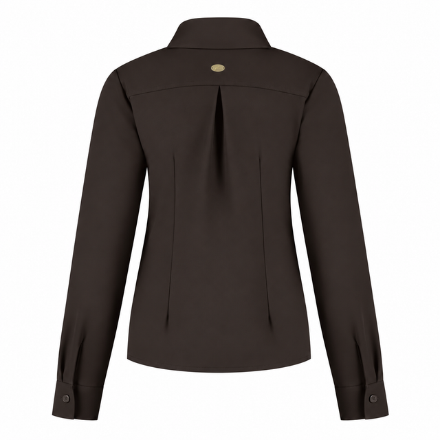 Blouse Hadassa donkerbruin