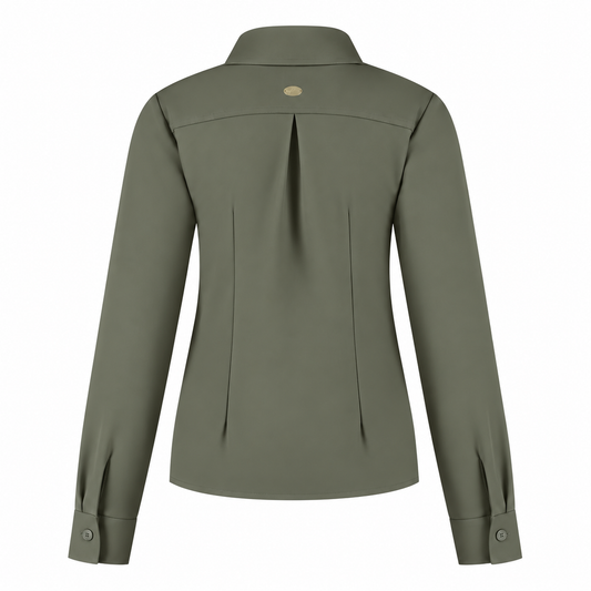Blouse Hadassa olijfgroen
