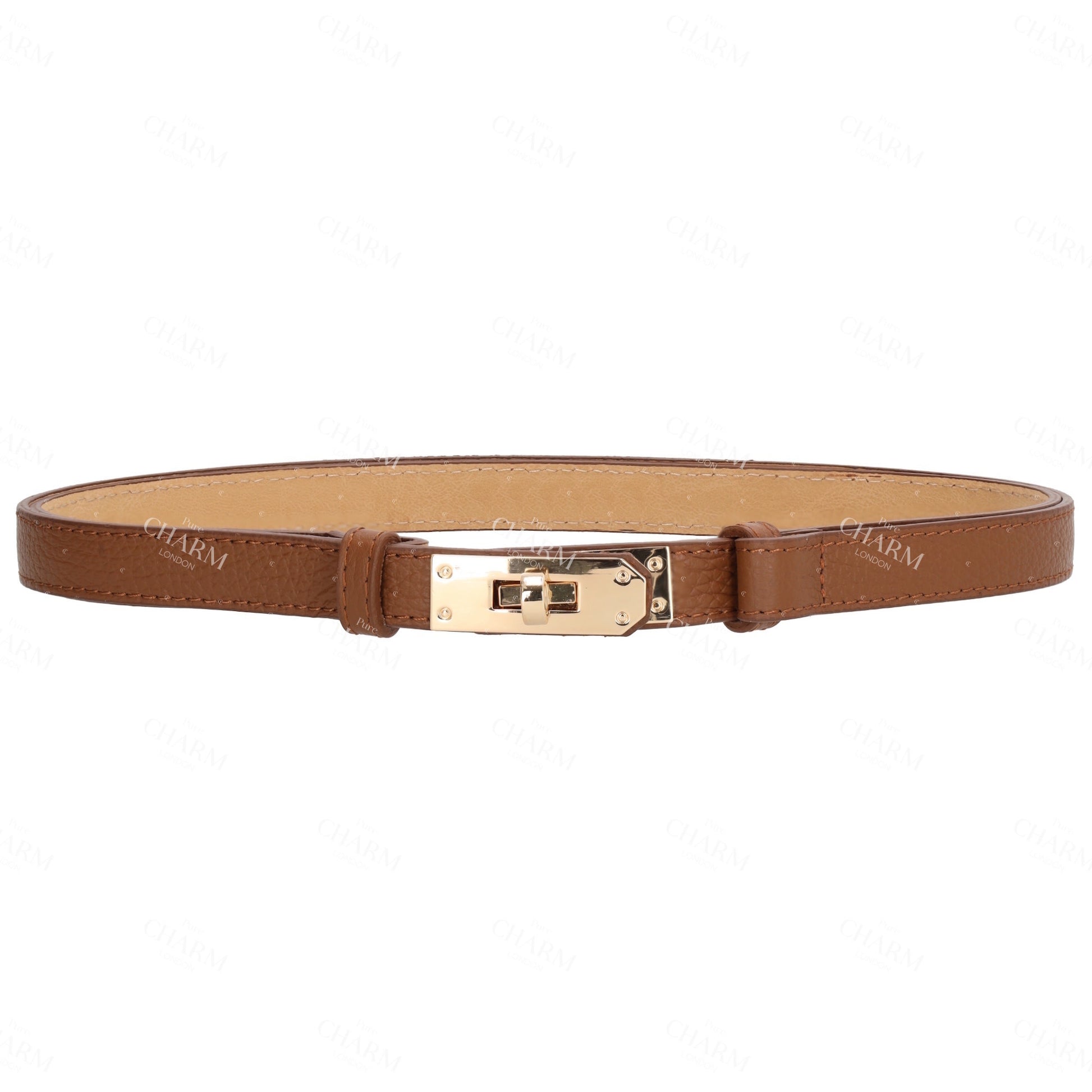 Charm London Damesriem 25040006 bruin