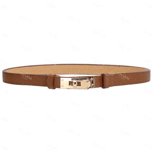 Charm London Damesriem 25040006 bruin