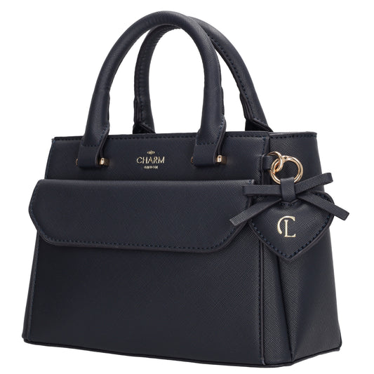 Charm London Handtas W01262002 donkerblauw