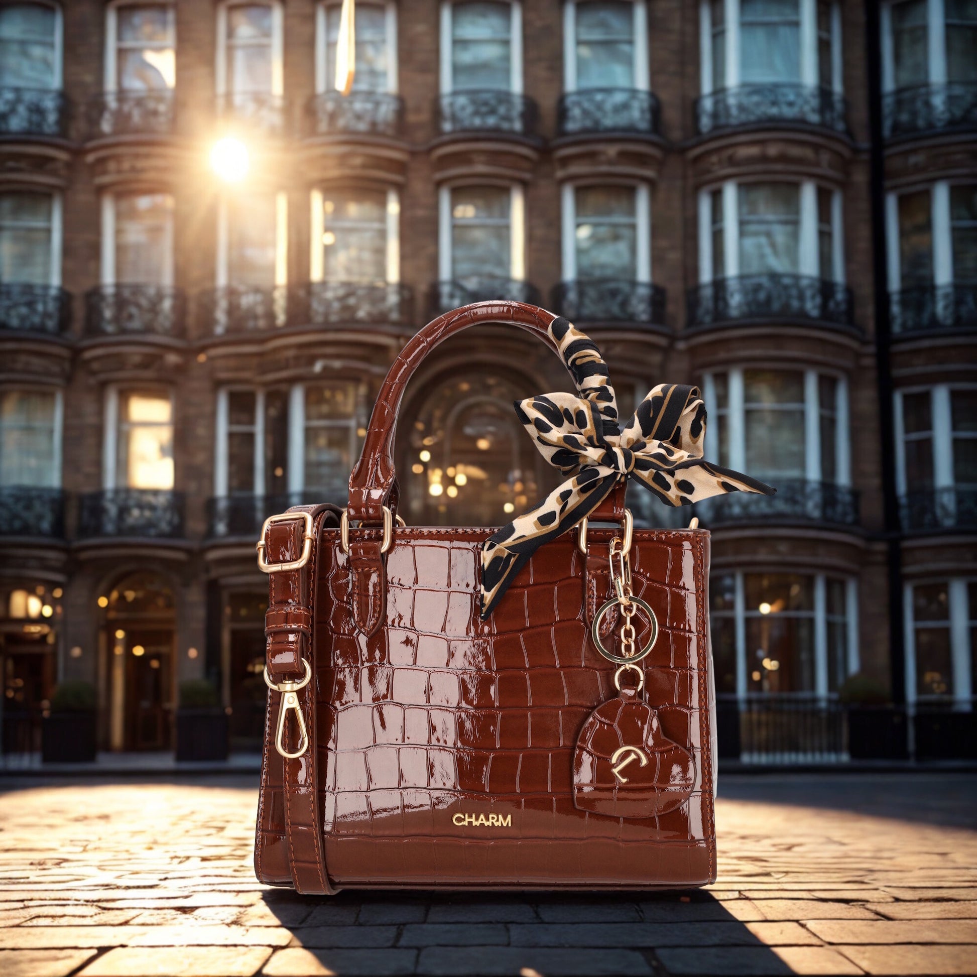 Charm London Handtas W01385006 bruin