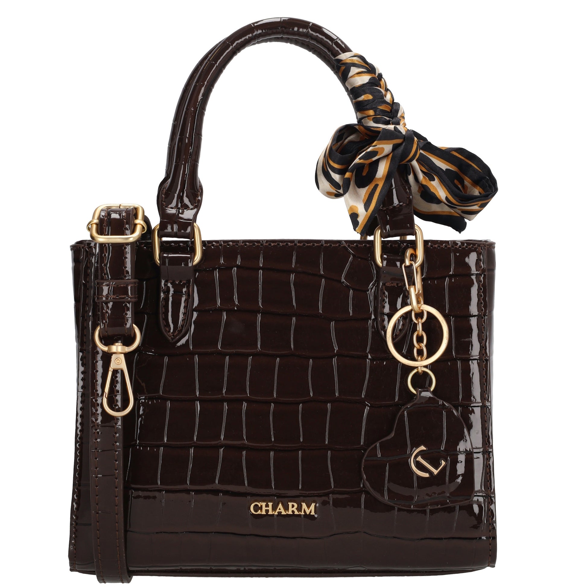 Charm London Handtas W01385097 donkerbruin