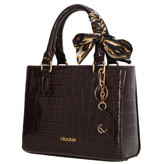 Charm London Handtas W01385097 donkerbruin