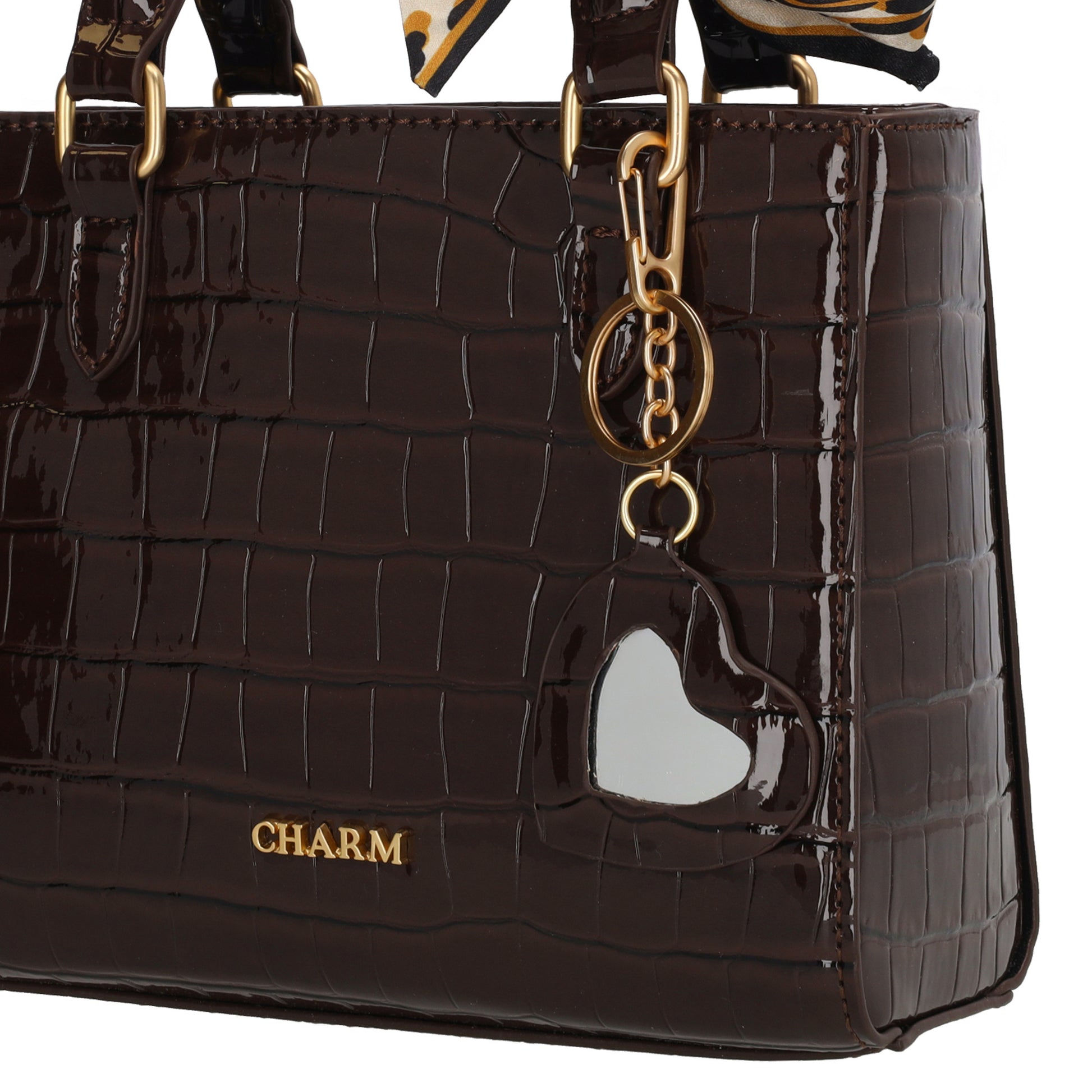 Charm London Handtas W01385097 donkerbruin