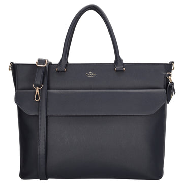 Charm London Laptoptas W01059002 donkerblauw