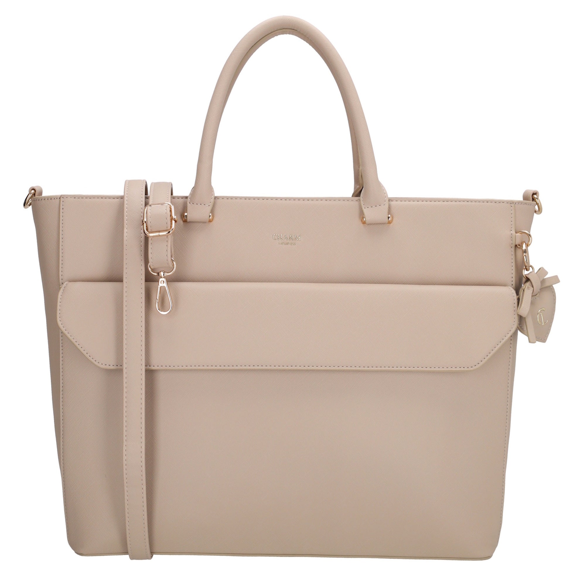 Charm London Laptoptas W01059117 lichttaupe