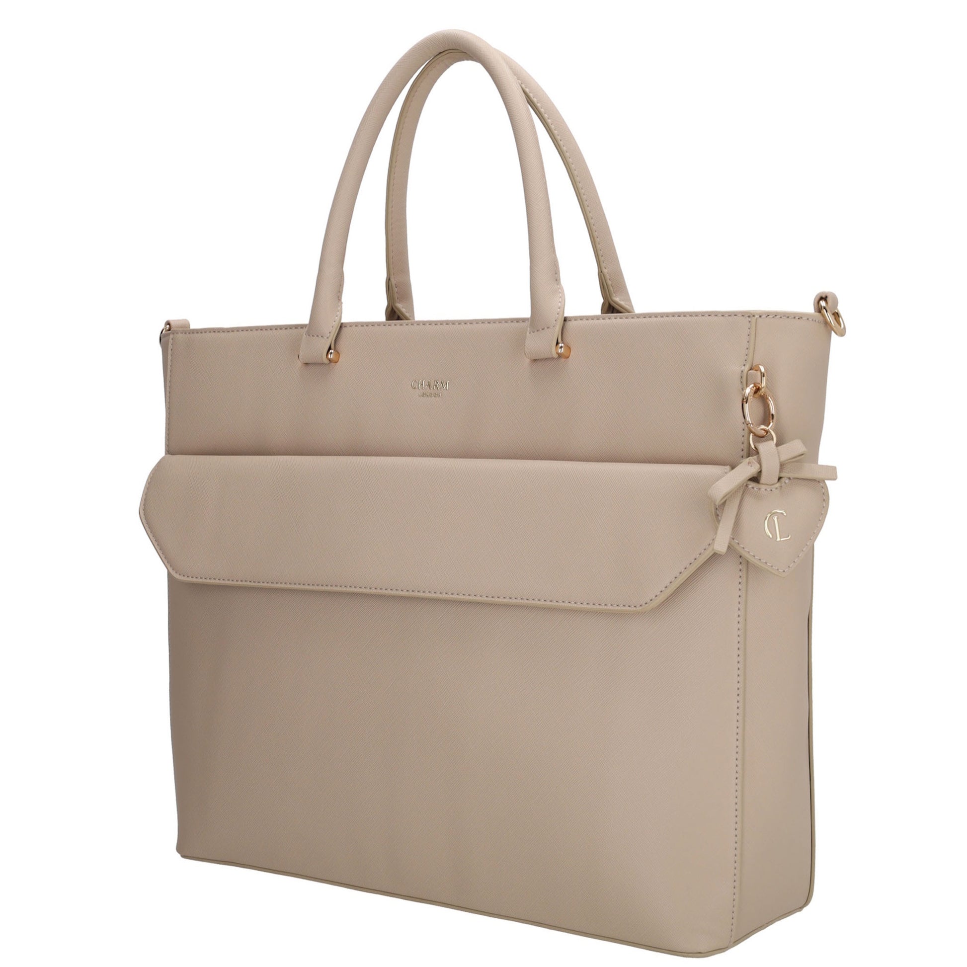Charm London Laptoptas W01059117 lichttaupe