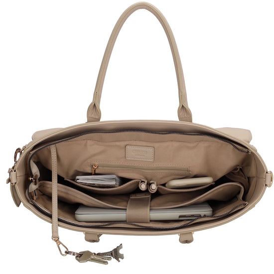 Charm London Laptoptas W01059117 lichttaupe