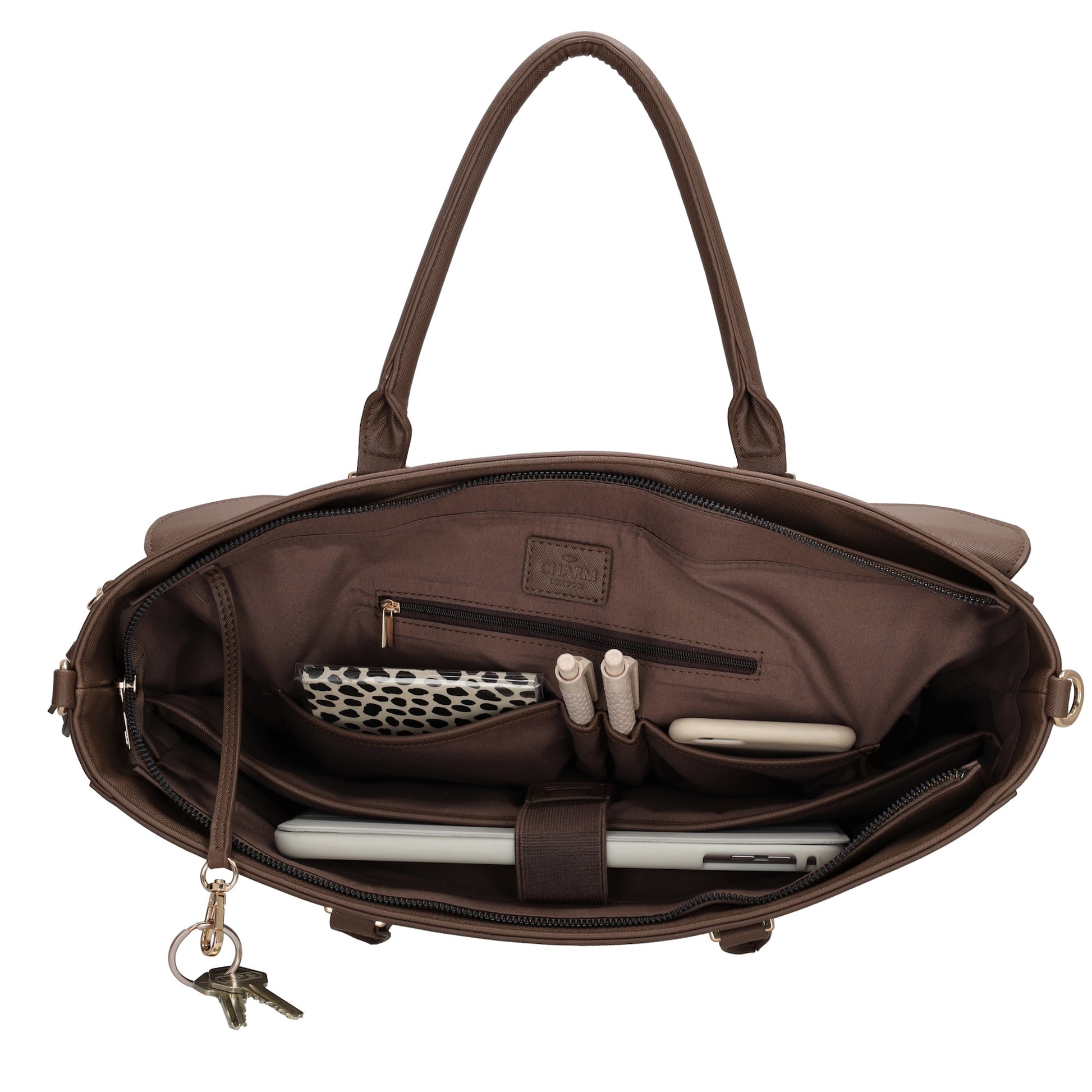 Charm London Laptoptas W010591273 mokka