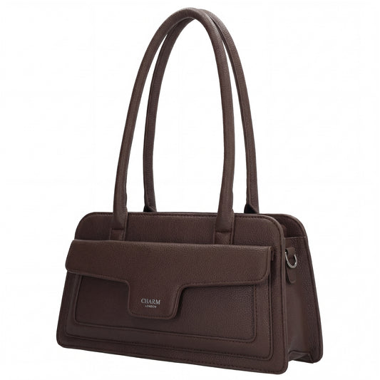 Charm London Schoudertas 25421097 donkerbruin