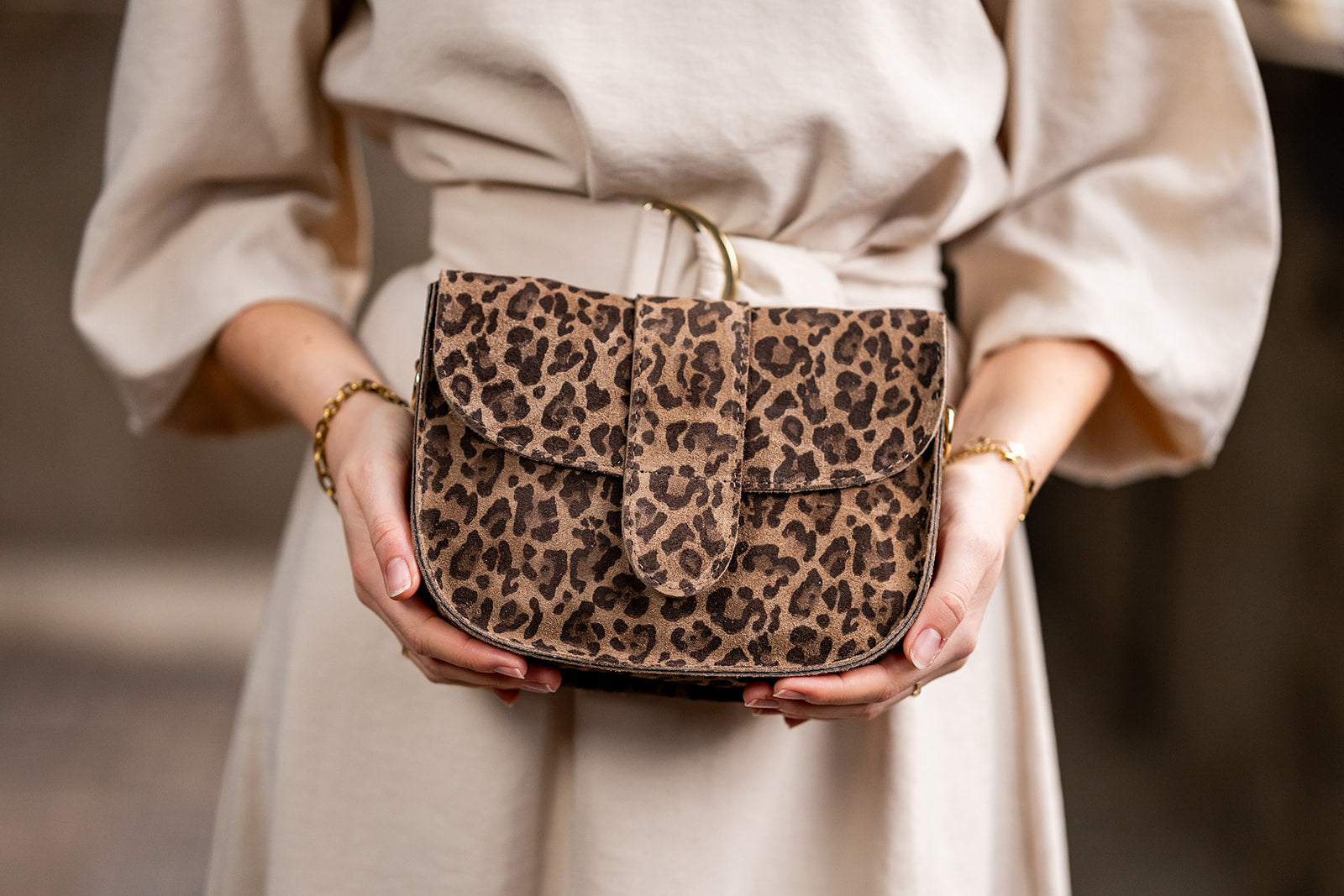 Charm London Schoudertas L693920- luipaardprint