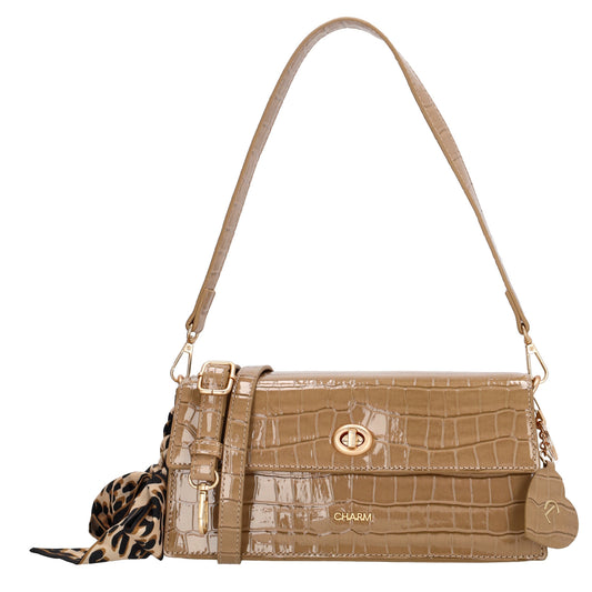 Charm London Schoudertas W01382016 taupe