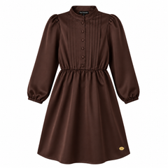 Dress Anna dark brown