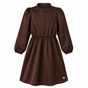 Dress Anna dark brown