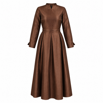 Dress Claudi dark brown