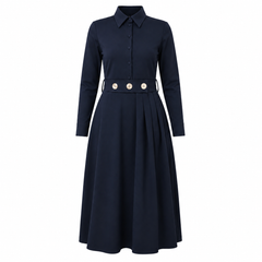 Jurk Jelisa donkerblauw