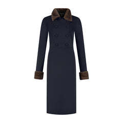 Jurk Caroline donkerblauw