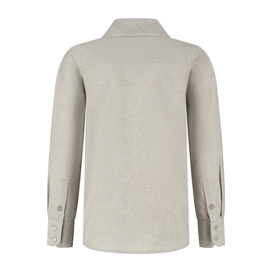 Port L. Blouse Harry donkerzand