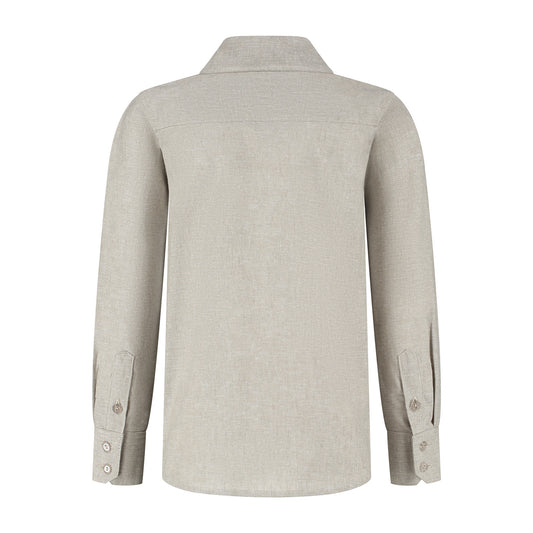 Port L. Blouse Harry donkerzand