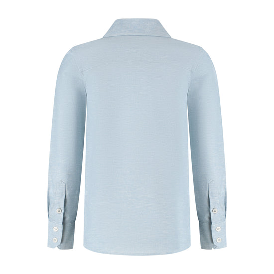 Port L. Blouse Harry lichtblauw