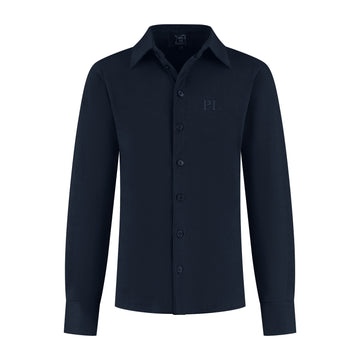 Port L. Blouse Lucas donkerblauw
