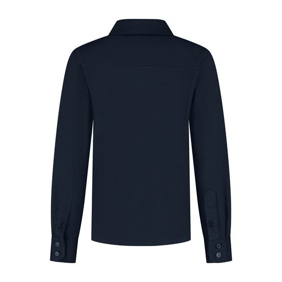 Port L. Blouse Lucas donkerblauw