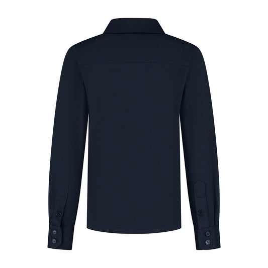 Port L. Blouse Lucas donkerblauw