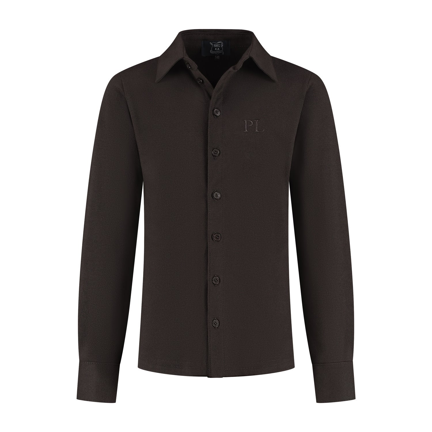 Port L. Blouse Lucas donkerbruin