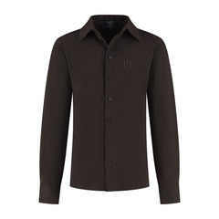 Blouse Lucas donkerbruin