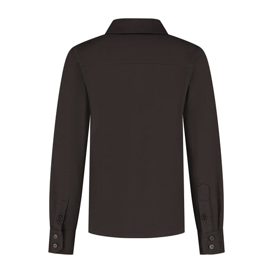 Port L. Blouse Lucas donkerbruin