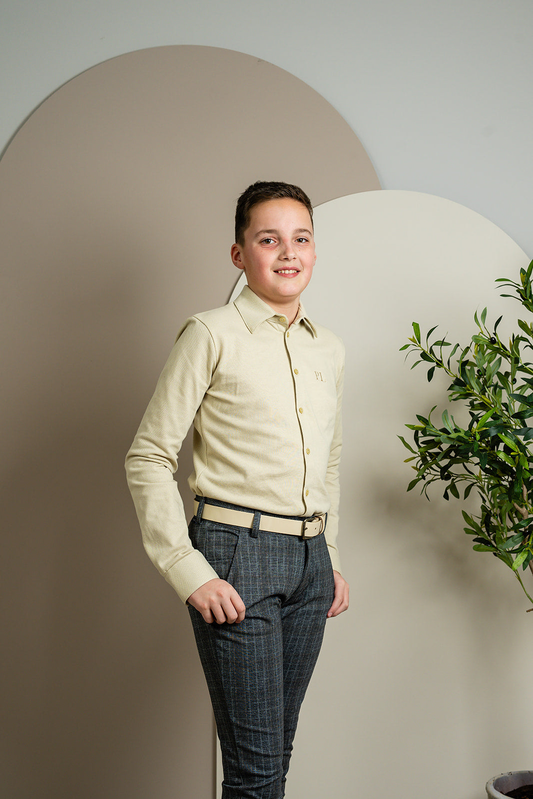 Port L. Blouse Lucas zand