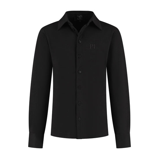 Port L. Blouse Lucas zwart