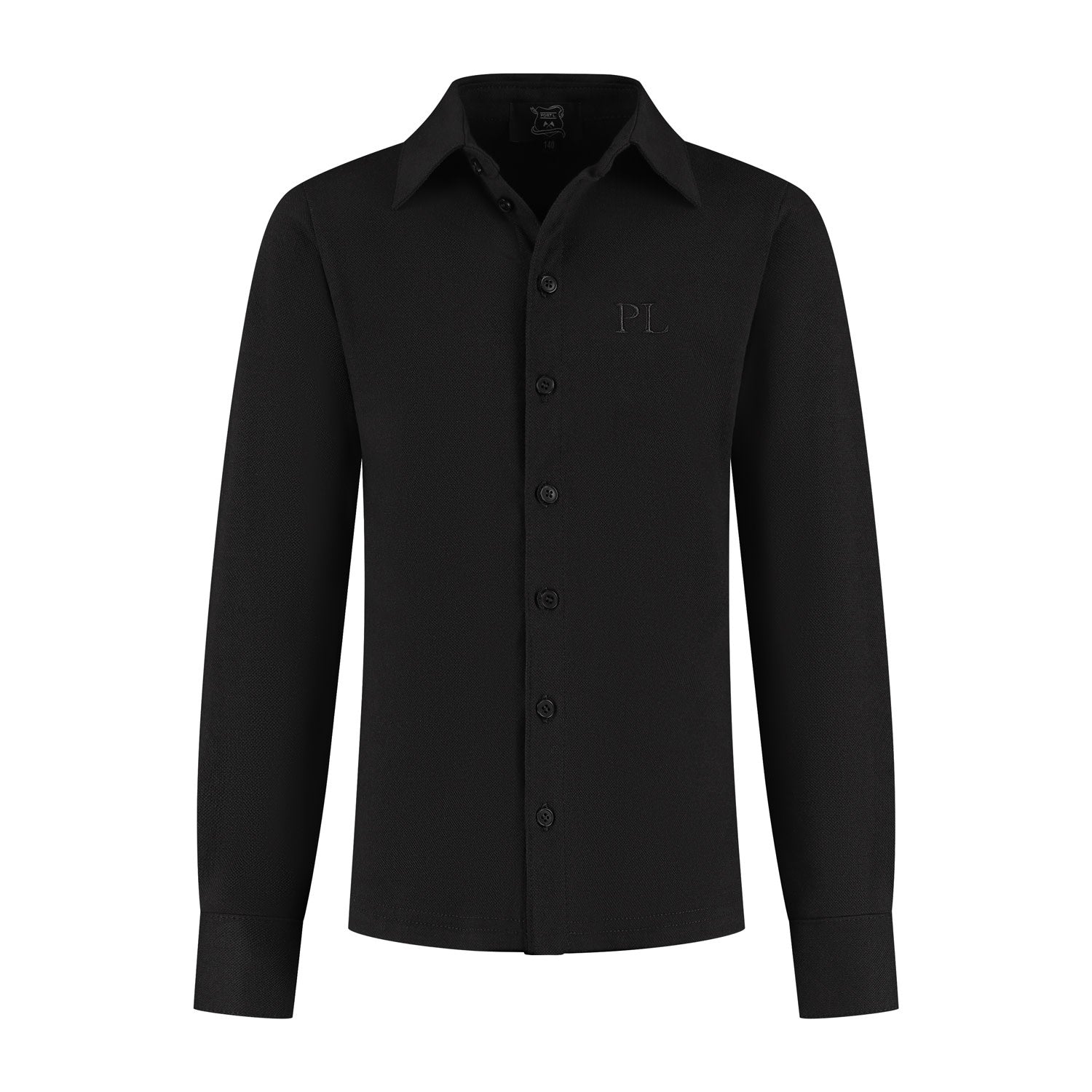 Port L. Blouse Lucas zwart