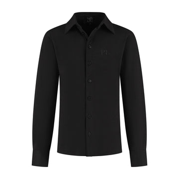 Port L. Blouse Lucas zwart