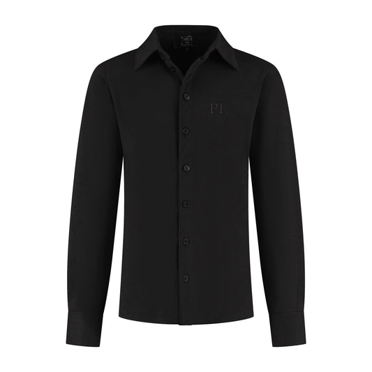 Port L. Blouse Lucas zwart