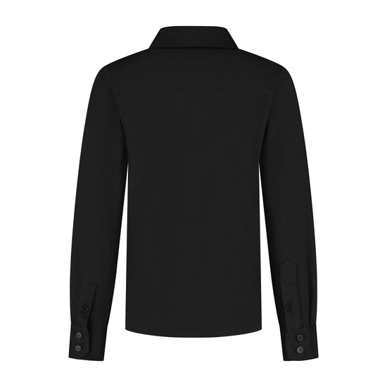 Port L. Blouse Lucas zwart