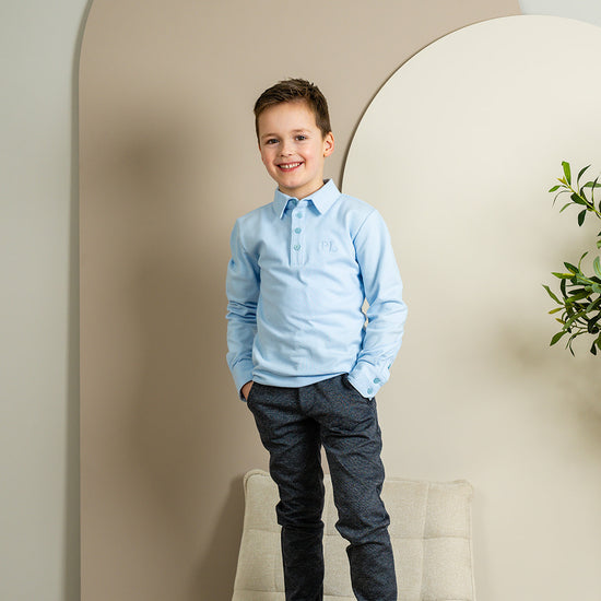 Port L. Broek Bert donkerblauw
