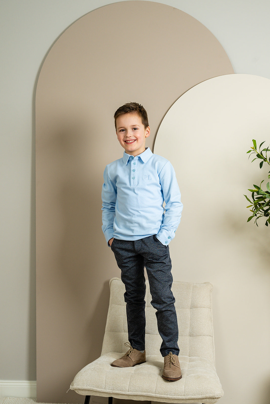 Port L. Broek Bert donkerblauw