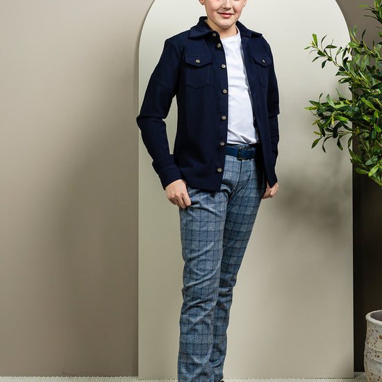 Port L. Broek Geert blauw