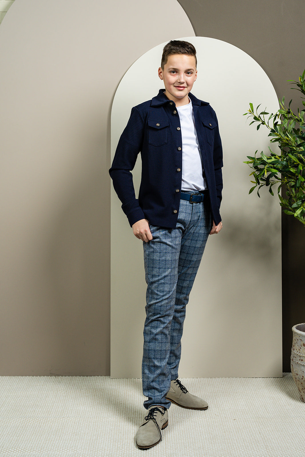 Port L. Broek Geert blauw