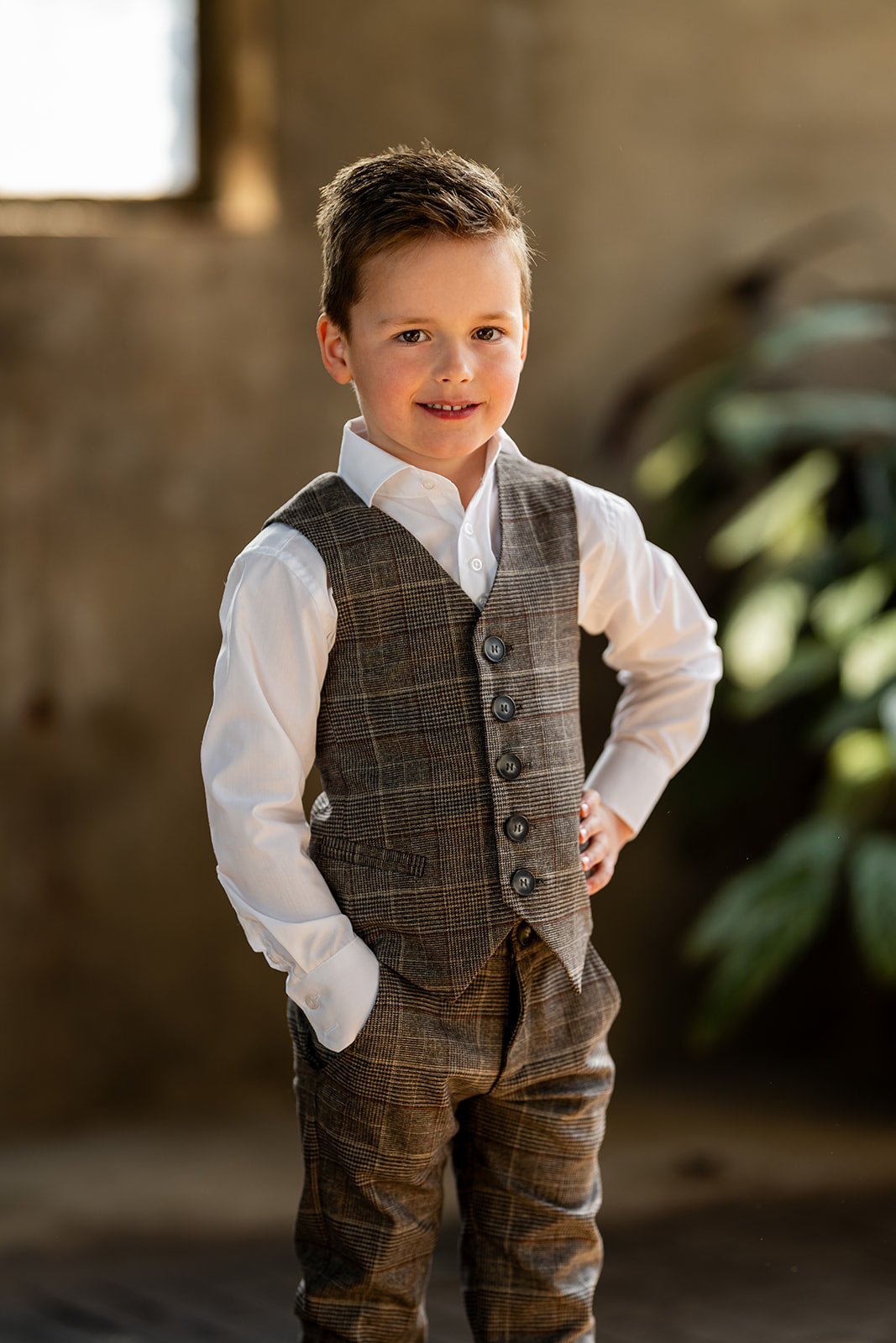 Port L. Gilet Joost bruin