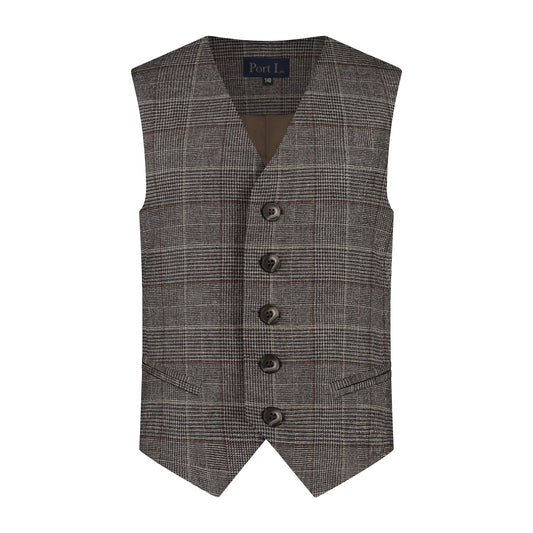 Port L. Gilet Joost bruin