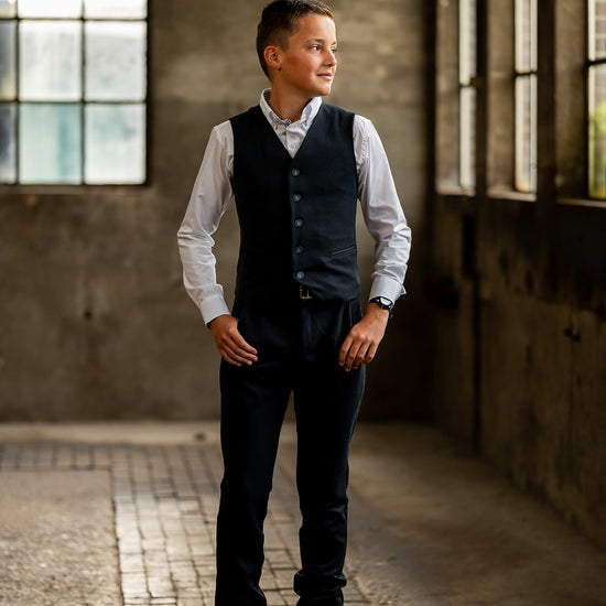 Port L. Gilet Maarten donkerblauw